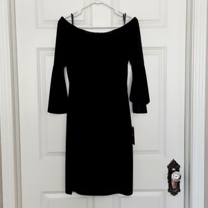 LAUREN Ralph Lauren Black Off Shoulder Dress
